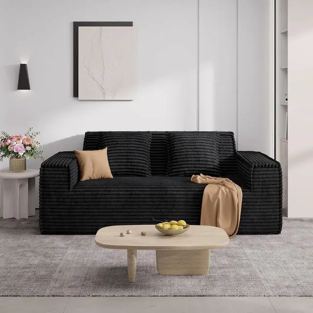 Main image of 75'' Cloud Loveseat Sofa, No Assembly Required Comfy Deep Seat Couches 1 pcs for Living Room, Bedroom, Apartment