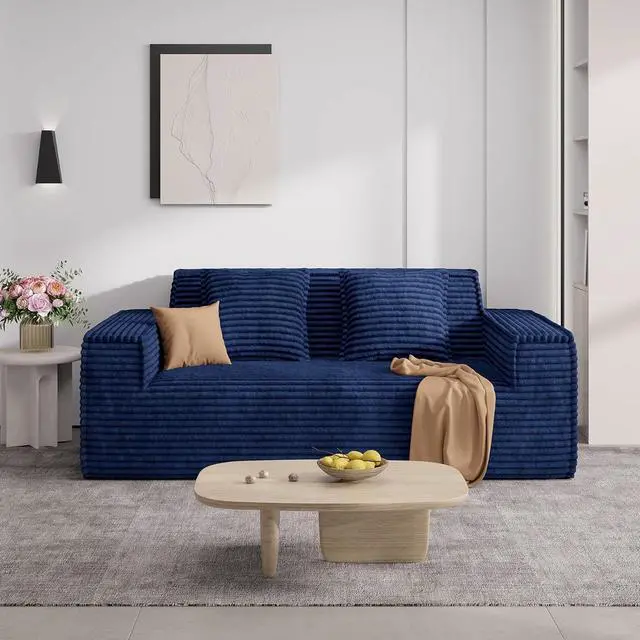 Main image of 75'' Modern Loveseat Sofa, No Assembly Required Comfy Deep Seat Couches 1 pcs for Living Room, Bedroom, Apartment
