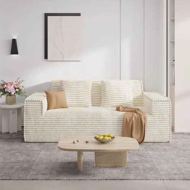 Main image of 75'' Modern Loveseat Sofa, No Assembly Required Comfy Deep Seat Couches 1 pcs for Living Room, Bedroom, Apartment