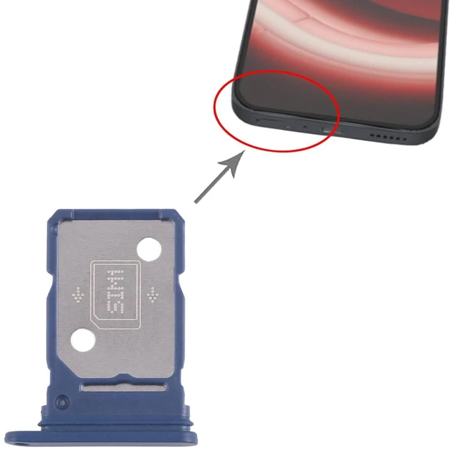 Alt view image 4 of 7 - Cell Phone Replacement for Nothing Phone 2A SIM Card Tray + SIM Card Tray Spare Parts