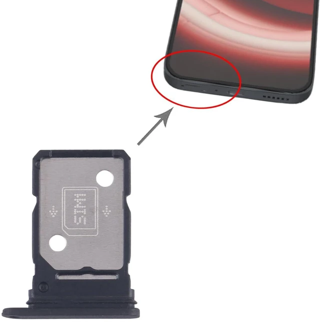 Alt view image 7 of 7 - Cell Phone Replacement for Nothing Phone 2A SIM Card Tray + SIM Card Tray Spare Parts