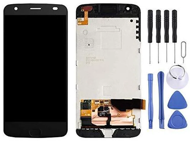 Alt view image 2 of 5 - LCD Screen for Motorola Moto Z2 Force XT1789 Digitizer Full Assembly with Frame Touch Display Replacement Part Cellphone
