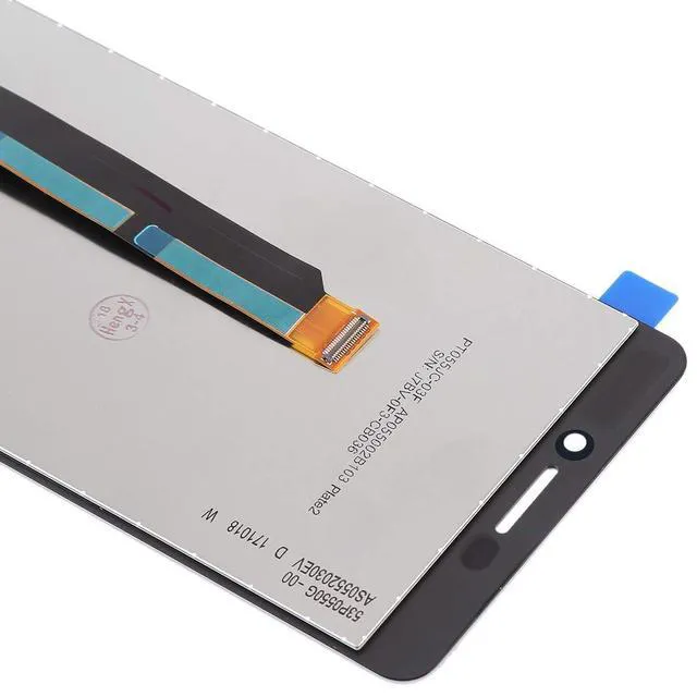 Alt view image 4 of 6 - TFT LCD Screen for Nokia 6 2018/6.1 SCTA-1043 TA-1045 TA-1050 TA-1054 TA-1068 with Digitizer Full Assembly (Black) Touch Display Phone Part