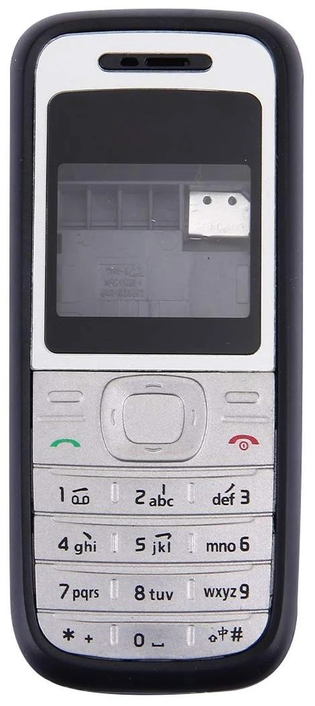 Alt view image 2 of 7 - Cell Phone Replacement Full Housing Cover for Nokia 1200/1208 / 1209 Spare Parts