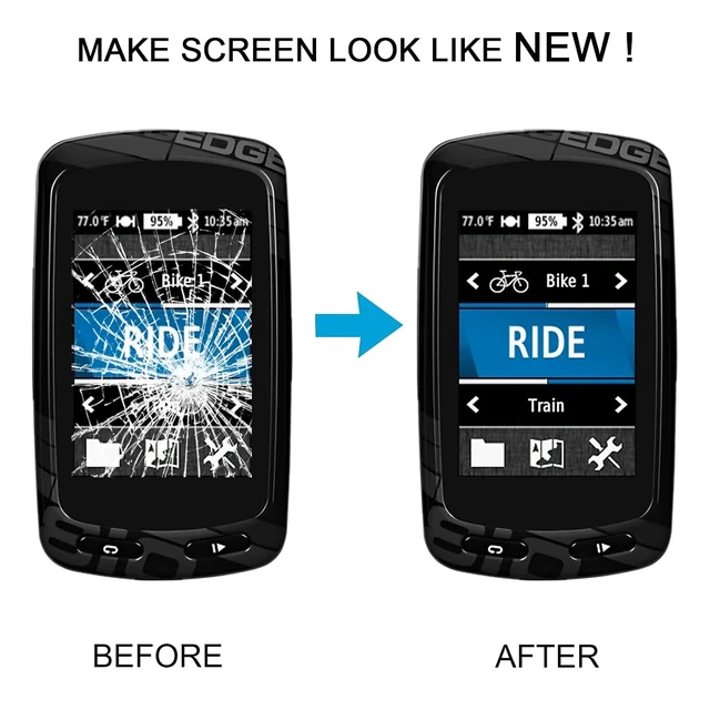 Alt view image 7 of 7 - Smartwatch Replacement for Garmin Edge 800 LCD Screen with Digitizer Full Assembly Spare Parts