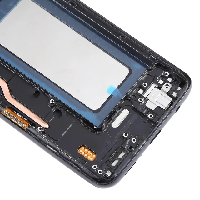 Alt view image 4 of 7 - Cell Phone Replacement for Galaxy S9 SM-G960 TFT LCD Screen Digitizer Full Assembly with Frame (Black) Spare Parts