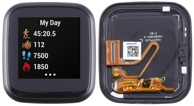 Main image of Smartwatch Replacement for Garmin Venu SQ LCD Screen with Digitizer Full Assembly Spare Parts