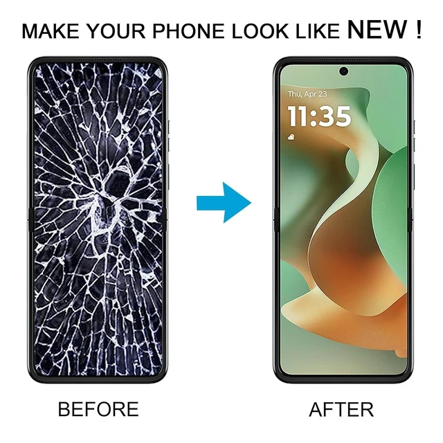 Alt view image 7 of 7 - Cell Phone Replacement for Motorola Razr 60 / Razr 2025 AMOLED Material LCD Screen with Digitizer Full Assembly Spare Parts