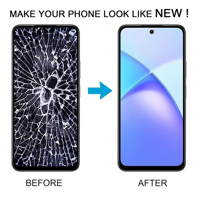 Alt view image 6 of 7 - Cell Phone Replacement for Infinix Smart 10 X6725 LCD Screen Digitizer Full Assembly with Frame Spare Parts