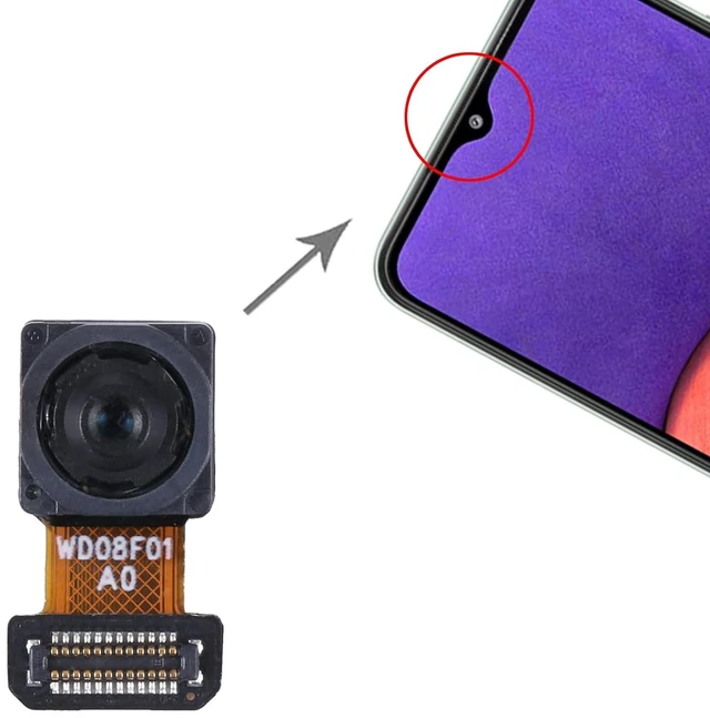 Alt view image 5 of 5 - for Galaxy A22 5G SM-A226 Front Facing Camera Phone Spare Parts