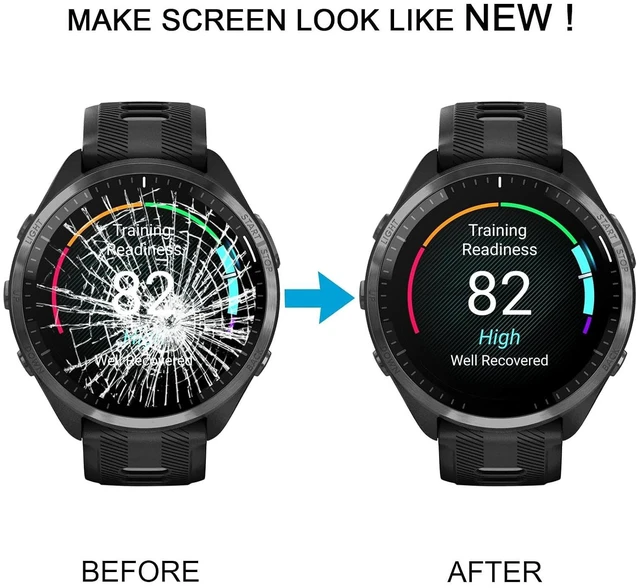 Alt view image 7 of 7 - Smartwatch Replacement for Garmin Forerunner 965 LCD Screen with Digitizer Full Assembly Spare Parts