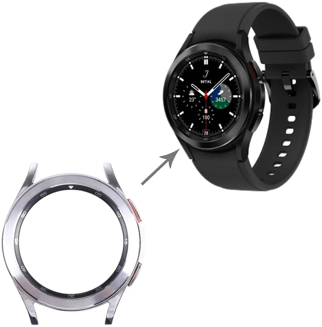 Alt view image 7 of 7 - SmartWatch Replacement LCD Screen Frame Bezel Plate for Galaxy Watch4 Classic 42mm SM-R880 Spare Part