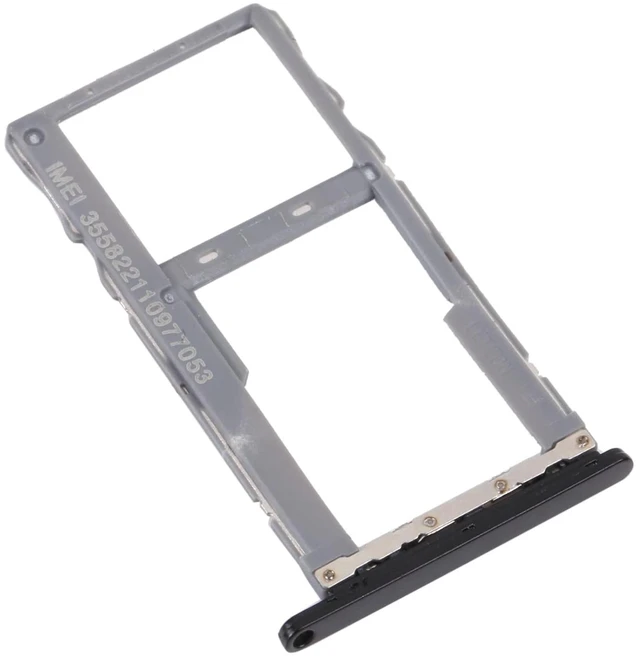 Alt view image 3 of 4 - for Alcatel 3X 2019 SIM Card Tray + SIM/Micro SD Card Tray (Black) Phone Spare Parts