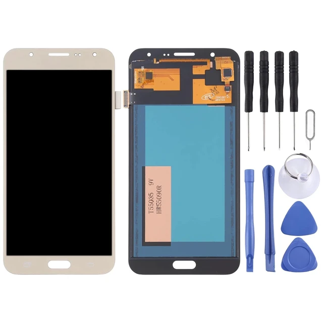 Alt view image 2 of 7 - Cell Phone Replacement TFT Material LCD Screen and Digitizer Full Assembly for Galaxy J7 / J700F, J700F/DS, J700H/DS, J700M, J700M/DS, J700T, J700P Spare Parts