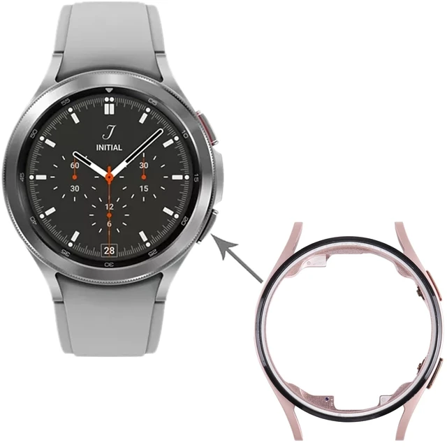 Alt view image 7 of 7 - SmartWatch Replacement LCD Screen Frame Bezel Plate for Galaxy Watch4 40mm SM-R860 R865 Spare Part