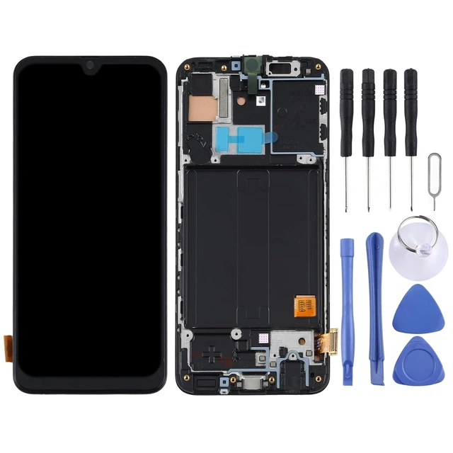Alt view image 2 of 6 - Cell Phone Replacement TFT LCD Screen for Galaxy A40 SM-A405F Digitizer Full Assembly with Frame Spare Parts