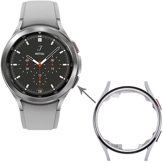 Alt view image 7 of 7 - SmartWatch Replacement LCD Screen Frame Bezel Plate for Galaxy Watch4 40mm SM-R860 R865 Spare Part