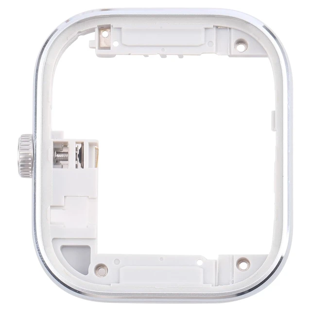 Alt view image 3 of 6 - Smartwatch Replacement for Xiaomi Redmi Watch 5 LCD Screen Frame Bezel Plate (Silver) Spare Parts