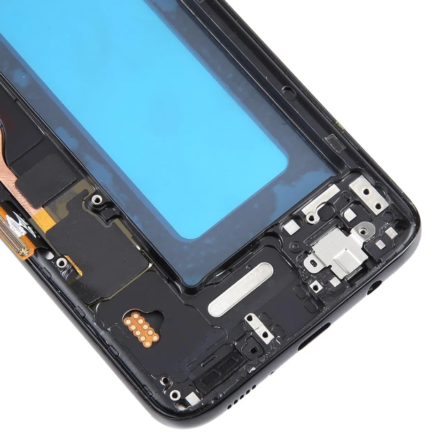 Alt view image 4 of 7 - Cell Phone Replacement for Galaxy S8 SM-G950 TFT LCD Screen Digitizer Full Assembly with Frame (Black) Spare Parts