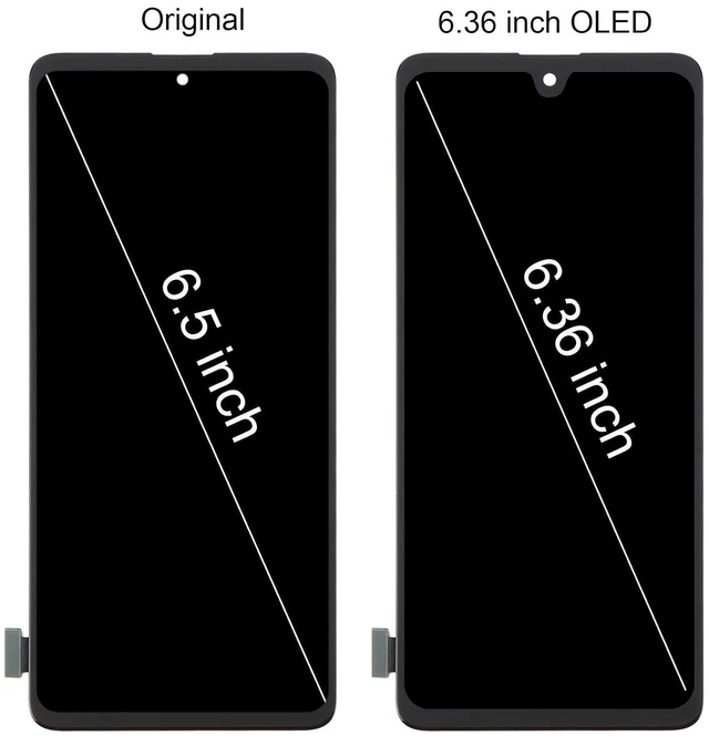 Alt view image 7 of 7 - Cell Phone Replacement for Galaxy A51 5G SM-A516 6.36 inch OLED LCD Screen with Digitizer Full Assembly Spare Parts