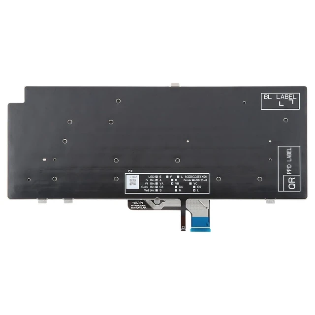 Alt view image 4 of 6 - Laptop Replacement Parts US Version Backlit Laptop Keyboard for Dell Latitude 7340 7440 7640 Accessories