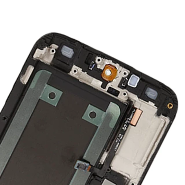 Alt view image 3 of 7 - Cell Phone Replacement LCD Screen for Galaxy S6 Edge SM-G925F Digitizer Full Assembly with Frame Spare Parts