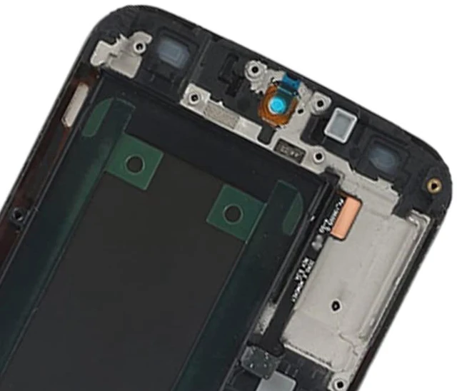 Alt view image 7 of 7 - Cell Phone Replacement LCD Screen for Galaxy S6 Edge SM-G925F Digitizer Full Assembly with Frame Spare Parts