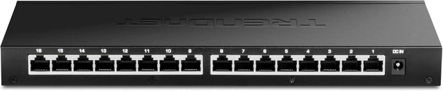 Main image of 16-Port Unmanaged 2.5G Desktop Network Ethernet Switch, TEG-S3160,16 x 2.5Gb RJ-45 Ports, 80Gbps Switching Capacity, Ethernet Splitter, NDAA & TAA Compliant, Lifetime Protection