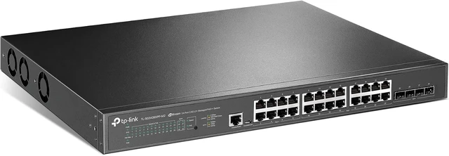 Alt view image 7 of 7 - SG3428XPP-M2, 24 Port 2.5GB L2+ Smart Managed PoE Switch,48 PoE+ Port @384W, 4 x SFP Slots, PoE Auto Recovery, Omada SDN Integrated, IPv6, Static Routing, Limited Lifetime Protection