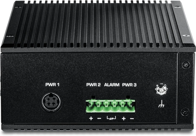 Alt view image 3 of 7 - TI-BG5091, 9-Port Industrial 2.5G DIN-Rail PoE++ Switch,with 10G SFP+ Port,Multi-Gigabit, 8 x 2.G PoE++ Ports, 1 x 10G SFP+ Port, 480W PoE Power Budget, 60Gbps, Lifetime Protection