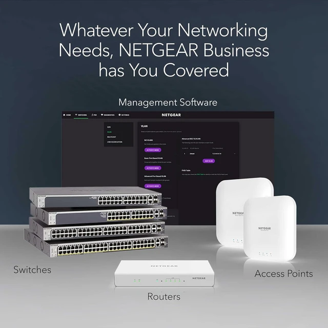 Alt view image 5 of 7 - 16-Port PoE Gigabit Ethernet Unmanaged Network Switch (GS116LP),16 x PoE+ Ports @ 76W Upgradeable, Desktop, Wall Mount or Rack Mount