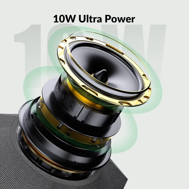 Alt view image 7 of 7 - Conference Speaker and Microphone for Large Meeting Rooms Up to 20 People,Daisy Chain Mics(Not included), 360° Voice Pickup, AI Noise Reduction, 10W Speakerphone, USB/Bluetooth, Works with Zoom