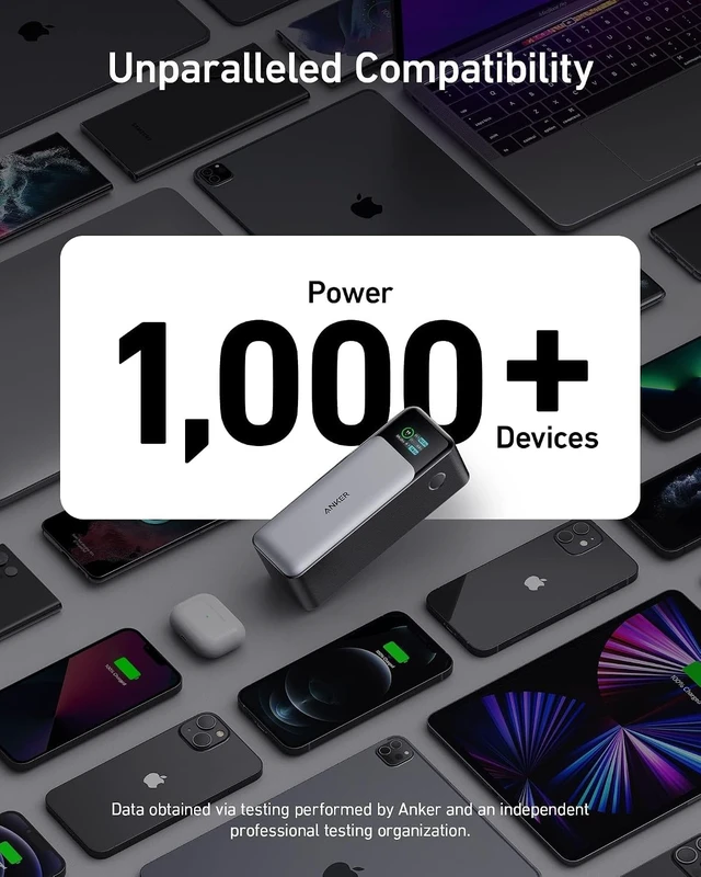 Alt view image 3 of 7 - 737 Power Bank, 140W 24,000mAh 3-Port Laptop Charger, Smart Display,Fast Multi-Device Charging, for iPhone 16 / 15 / 14 Series, Vision Pro, Samsung, MacBook, and More