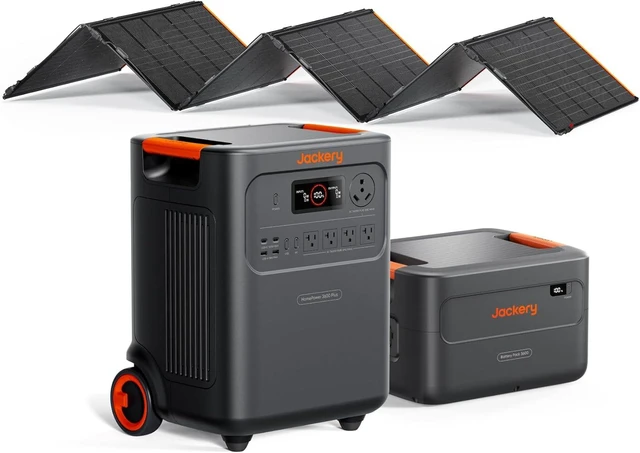 Main image of HomePower 3600 Plus and Battery & 500X, 7168Wh, 3600W AC Output,LFP Battery, Expandable to 21kWh, Solar Generator, Essential Home Backup for Home Use