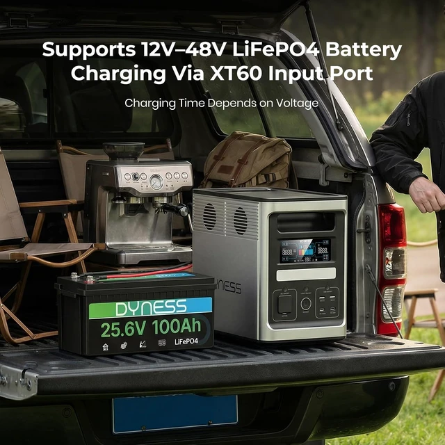 Alt view image 5 of 7 - 1536Wh Portable Power Station, 1800W AC Output (3600W Surge), 50 Min to 80% Fast Charging, Upgraded LiFePO4 Battery Backup for Home Backup, Camping, RV, Blackout