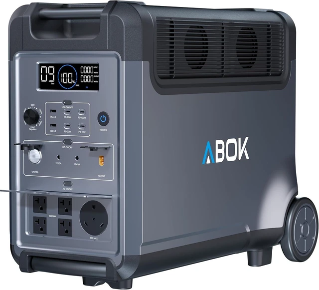 Main image of Ark3600 Portable Power Station 3600W, 3840Wh LiFePO4 Battery,Expandable to 11520Wh, 3H Fast Charge, 15 Outlets, UPS 10ms, 3600W Solar Generator for Home Backup, Hurricane, Camping, RV