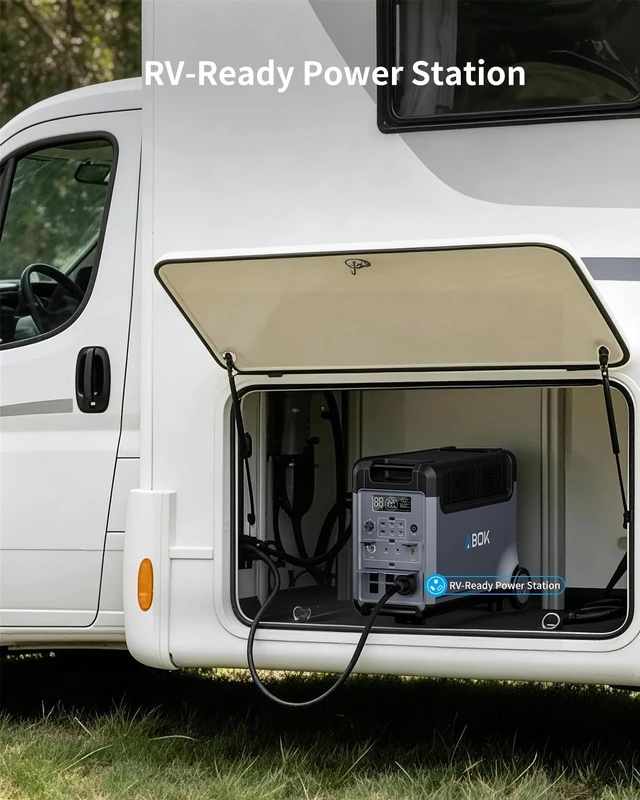 Alt view image 7 of 7 - Ark3600 Portable Power Station with 400W Solar Panel,2000W Solar Input,3840Wh LiFePO4 Battery, Expandable to 11520Wh,15 Outlets, 3600W Solar Generator for Home Backup, Hurricane, Camping, RV