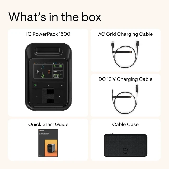 Alt view image 6 of 7 - PowerPack 1500 Wh + 200W New Solar Panel Kit | UL 9540A Certified Solar Generator | Home Backup Power Outage | LFP Battery | IQ8 Microinverters | Enphase App | Charges in ~8 Hours