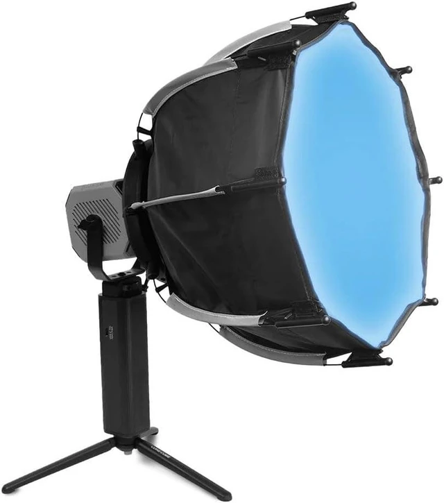 Main image of 60W RGB Mobile Lighting Kit with Full-Spectrum 27007500K COB Light, 74.5Wh Battery Grip, Softbox, Diffusers, Tripod Legs and Travel Case for Photography, Video and On-Location Content Creation