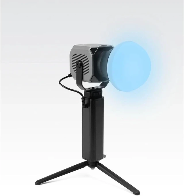 Alt view image 3 of 7 - 60W RGB Mobile Lighting Kit with Full-Spectrum 27007500K COB Light, 74.5Wh Battery Grip, Softbox, Diffusers, Tripod Legs and Travel Case for Photography, Video and On-Location Content Creation
