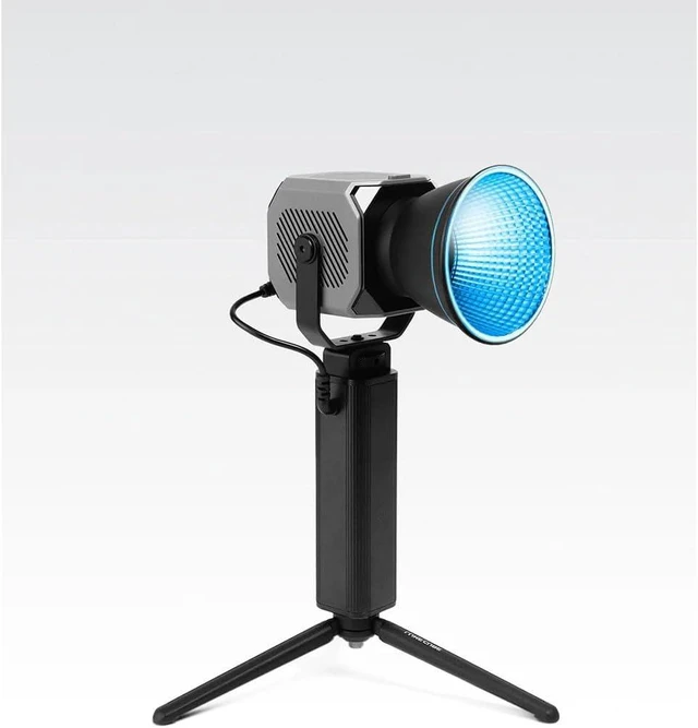 Alt view image 7 of 7 - 60W RGB Mobile Lighting Kit with Full-Spectrum 27007500K COB Light, 74.5Wh Battery Grip, Softbox, Diffusers, Tripod Legs and Travel Case for Photography, Video and On-Location Content Creation