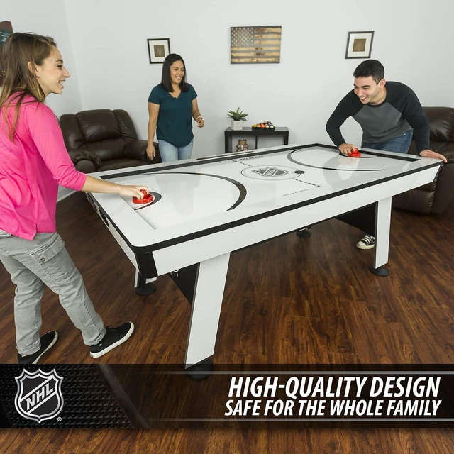 Alt view image 5 of 7 - EastPoint NHL Power Play, Air Hockey Table, Table Tennis Top, Arcade Games,Game Room Fun, Table Games, Built-In Leg Levelers, LED Scoring, Stadium Sounds, Light-Up Corners, Complete Set, Easy Setup