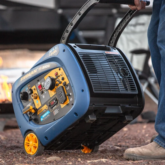 Alt view image 7 of 7 - WH03041 Dual Fuel Inverter Portable Generator 3300W Gas Propane Recoil Start, Quiet 58dB RV Ready TT-30R, Fuel Efficient Outdoor Camping Tailgating Recreational Power Supply