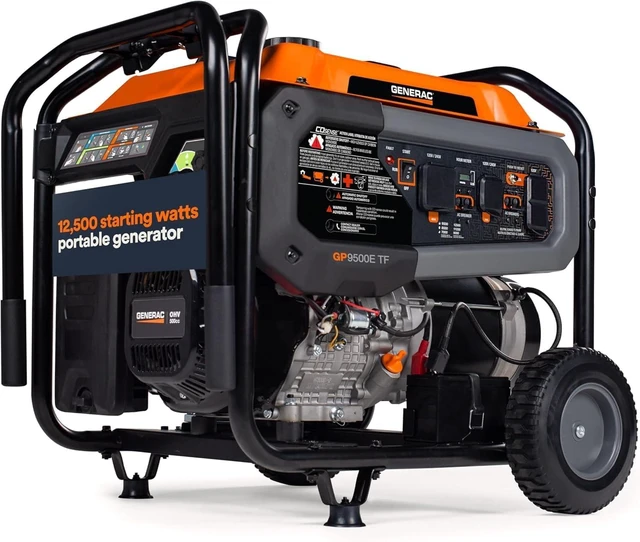Main image of 12,500 Starting Watt Tri-Fuel Portable Generator, Electric Start,Gas, Propane, Or Natural Gas Fuel Options, COsense CO Detection, 9.5 Hour Runtime, Emergency Home Backup, 49 State Compliant