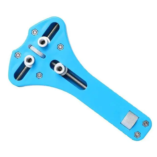Alt view image 5 of 6 - Universal Adjustable Watch Case Opener 3 Prongs Watches Back Cover Removing Tool Watch Repairing & Battery Replacement - Blue