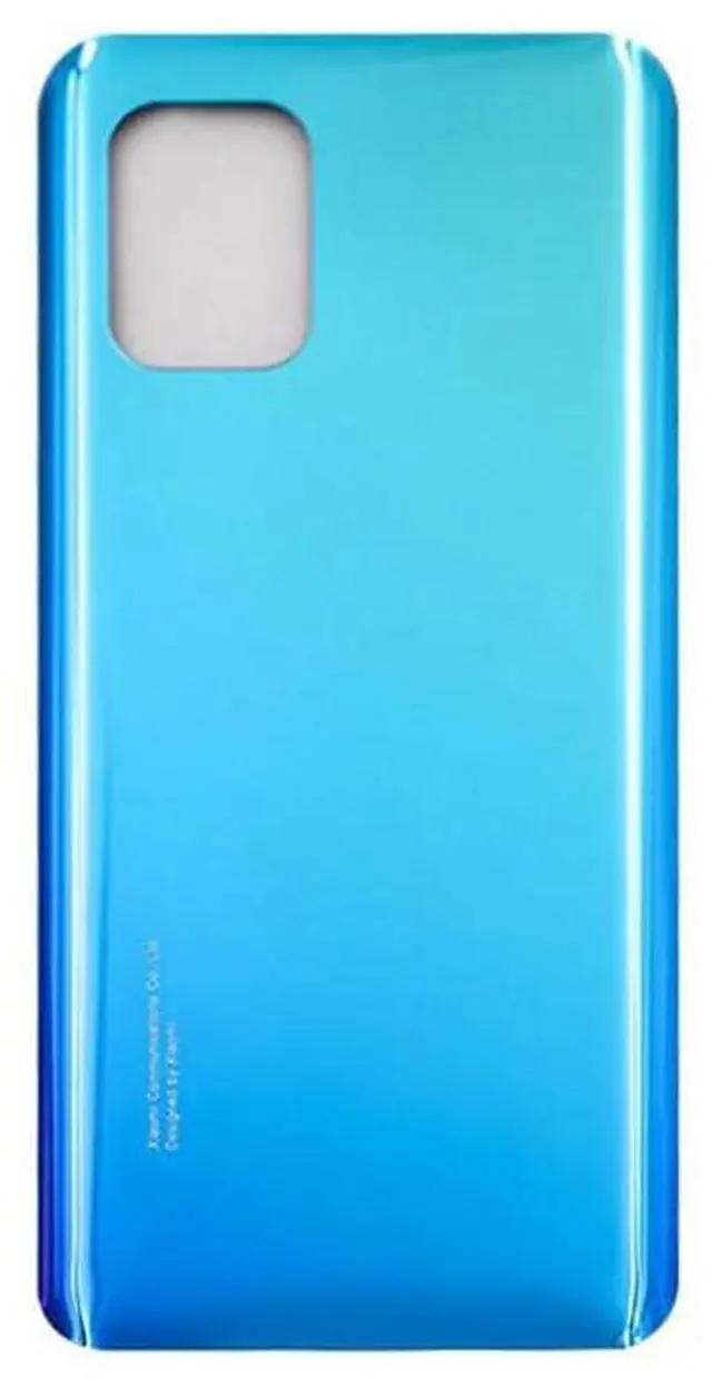 Main image of Battery Back Cover 3D Glass Panel Rear Door Glass Housing Case with Adhesive Replace for Xiaomi Mi 10 Lite Mi10 Lite 5G - Blue