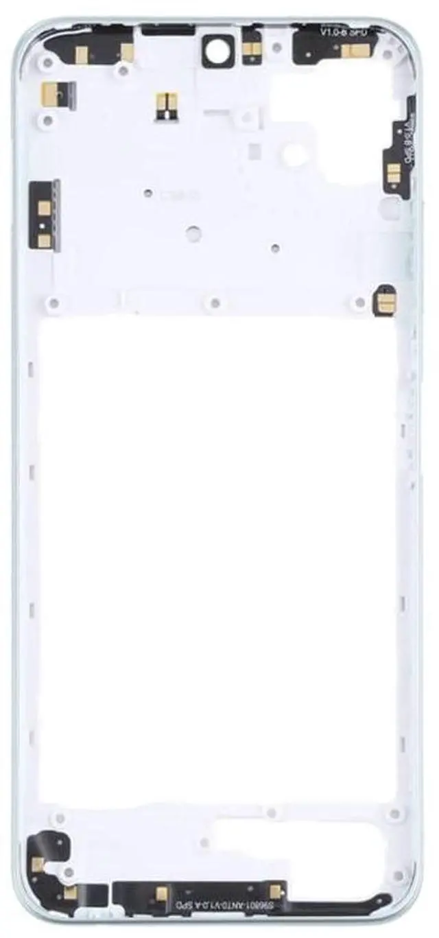 Main image of Middle Frame Housing Central Frame with Button Smartphone Replacement Part for Samsung Galaxy A22 5G SM-A226 - White