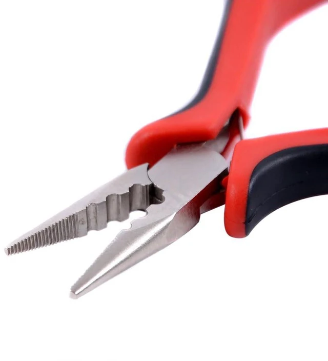 Alt view image 5 of 6 - 3 Holes Hair Extension Pliers With Teeth Micro Beads Tubes Open & Remove Tools Pliers for I-tip Hair Extensions