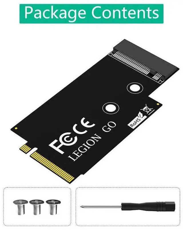Alt view image 3 of 3 - M2 Adapter for Lenovo Legion Go Handheld Conversion for 2230 2242 2260 2280 Solid State Drive M.2 NVME SSD PCIe 4.0 Adapter Card