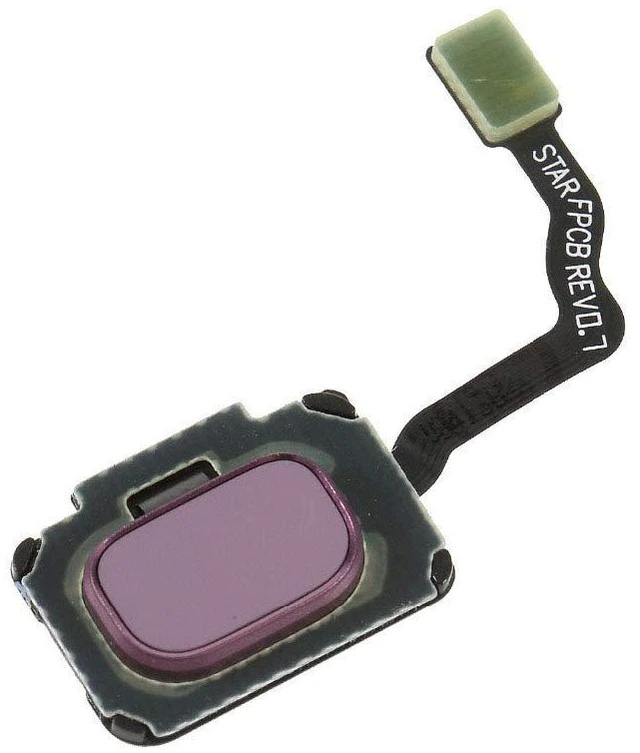 Main image of Fingerprint Recognition Home Button Menu Sensor Key Flex Cable Replacement Parts for Samsung Galaxy S9 G960 / S9 Plus G965 (Purple)